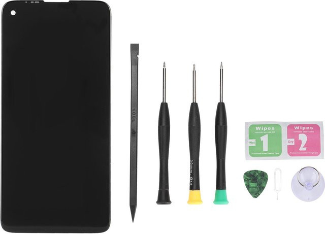 Motorola Moto G8 Power 2019 XT2041 Ersatz LCD-Display mit Reparaturwerkzeug in Grau - Bild 1