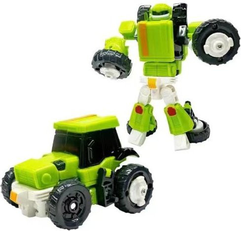 Forseed Tank Zug Roboter Modell Spielzeug, Transforming Auto, hellgrün - Bild 1