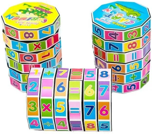 Fashnics Mathematik Zahlen Zauberwürfel, Montessori Puzzle, Lernspielzeug - Bild 1