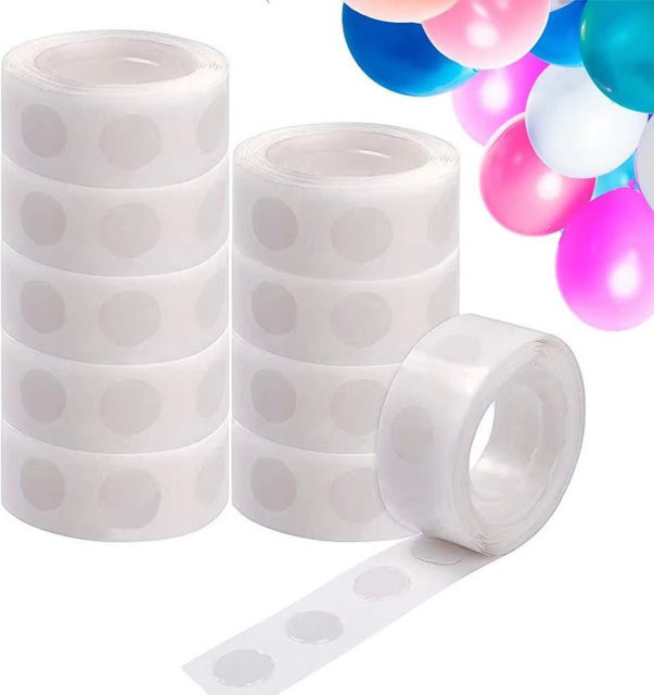 Doppelseitiges Klebeband mit transparenten, abnehmbaren Klebepunkten für DIY-Bastelarbeiten und Dekorationen - Bild 1