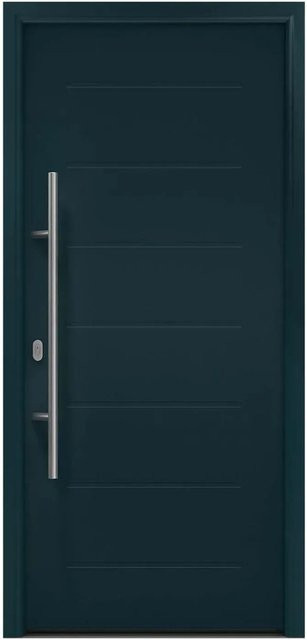 EcoStar Haustür Isopro IP 015 Anthrazitgrau B: 110 cm, H: 210 cm, DIN Links - Bild 1