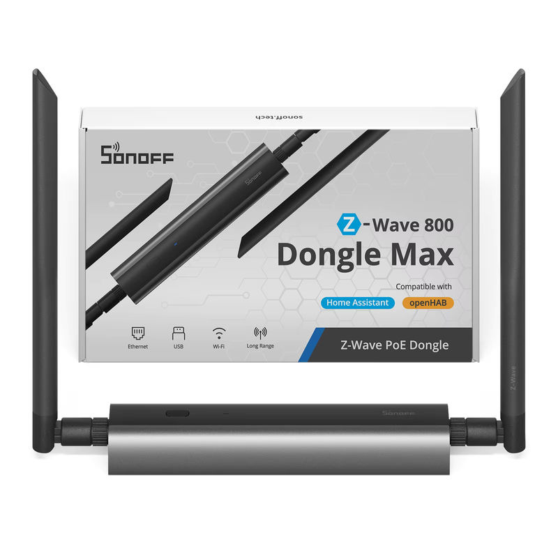 SONOFF Dongle-MZG23 Z-Wave 800 PoE Dongle Max mit EFR32ZG23 ESP32D0WDR2 Dual-Chip, unterstützt Ethernet, Wi-Fi und USB-C für hohe Reichweite - Bild 5
