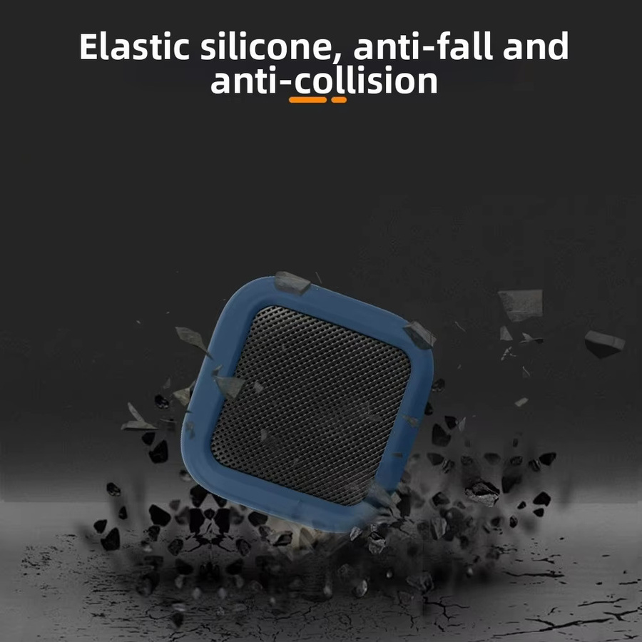 Anker Silikonhülle für Soundcore Boom GO 3i Lautsprecher, staubdicht und kratzfest, Schwarz oder Blau - Bild 3