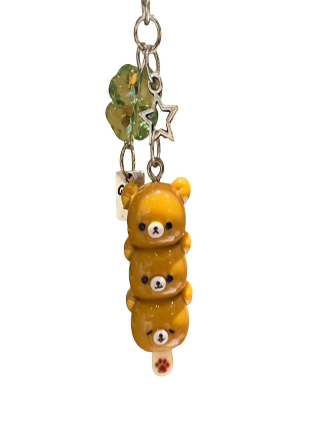 Hot Toys Rilakkuma Schlüsselanhänger, Cartoon Bär, Handykette, Paar - Bild 4
