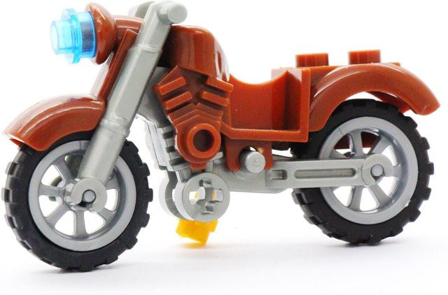 Yiran toy MOC Militärmotorrad Deutschland, Fahrzeug, grau, ab 6 Jahren - Bild 1
