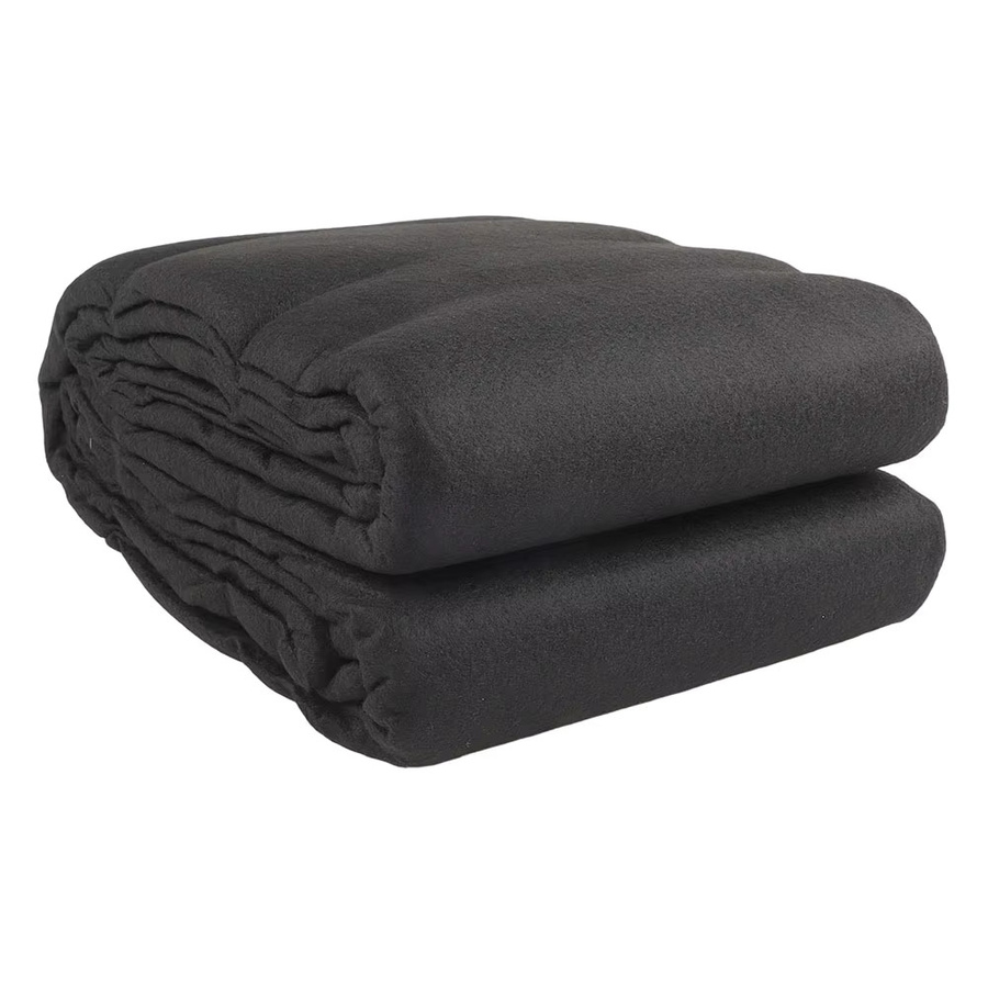 VIBRATITE Wasserabsorbierende Bodenmatte aus Filz für Pools und Spas, rund, schwarz, Durchmesser: 200 cm - Bild 2
