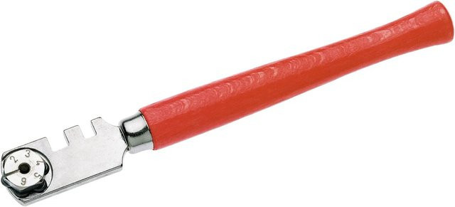 LUX-TOOLS Glasschneider für Glas in Rot mit 6 mm Schneidekapazität - Bild 1