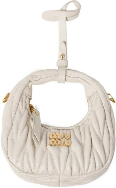 Miu Miu Hobo Tasche, Weiß, Damen - Bild 1