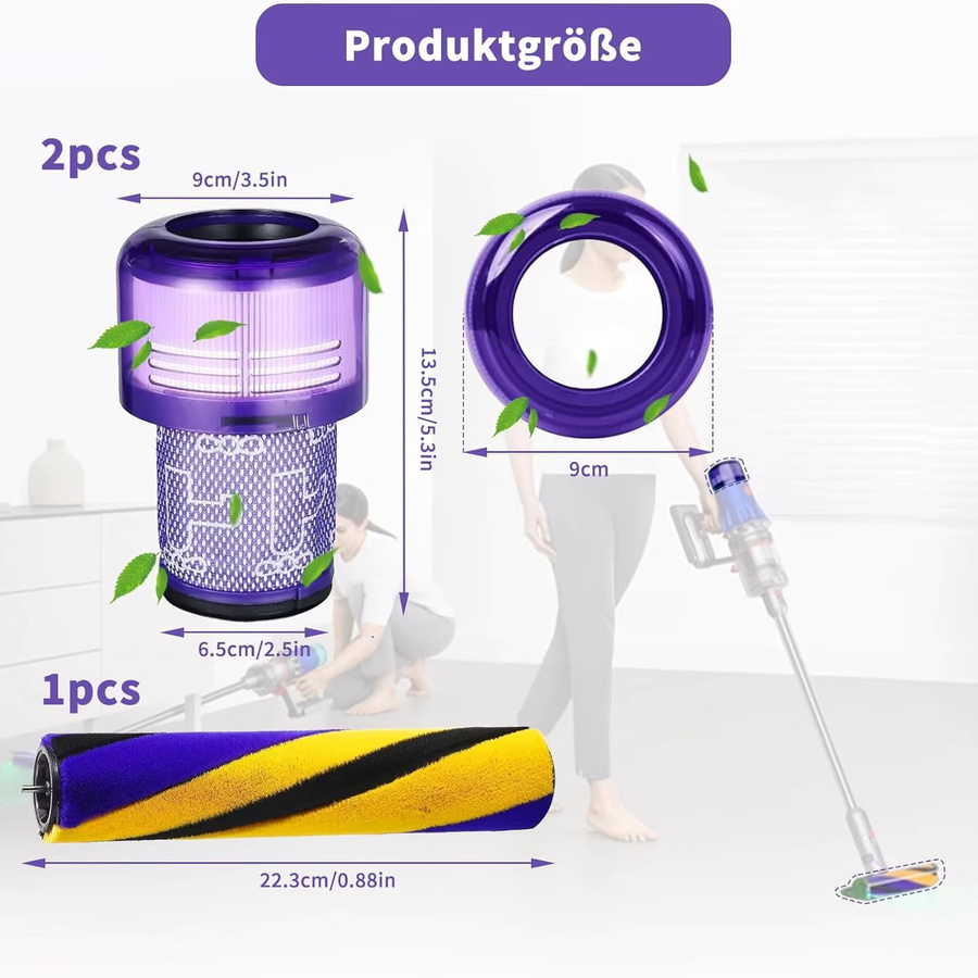 Dyson V12 Filter als Ersatzbürste für die V12 Detect Slim Serie Staubsauger Zubehör - Bild 2