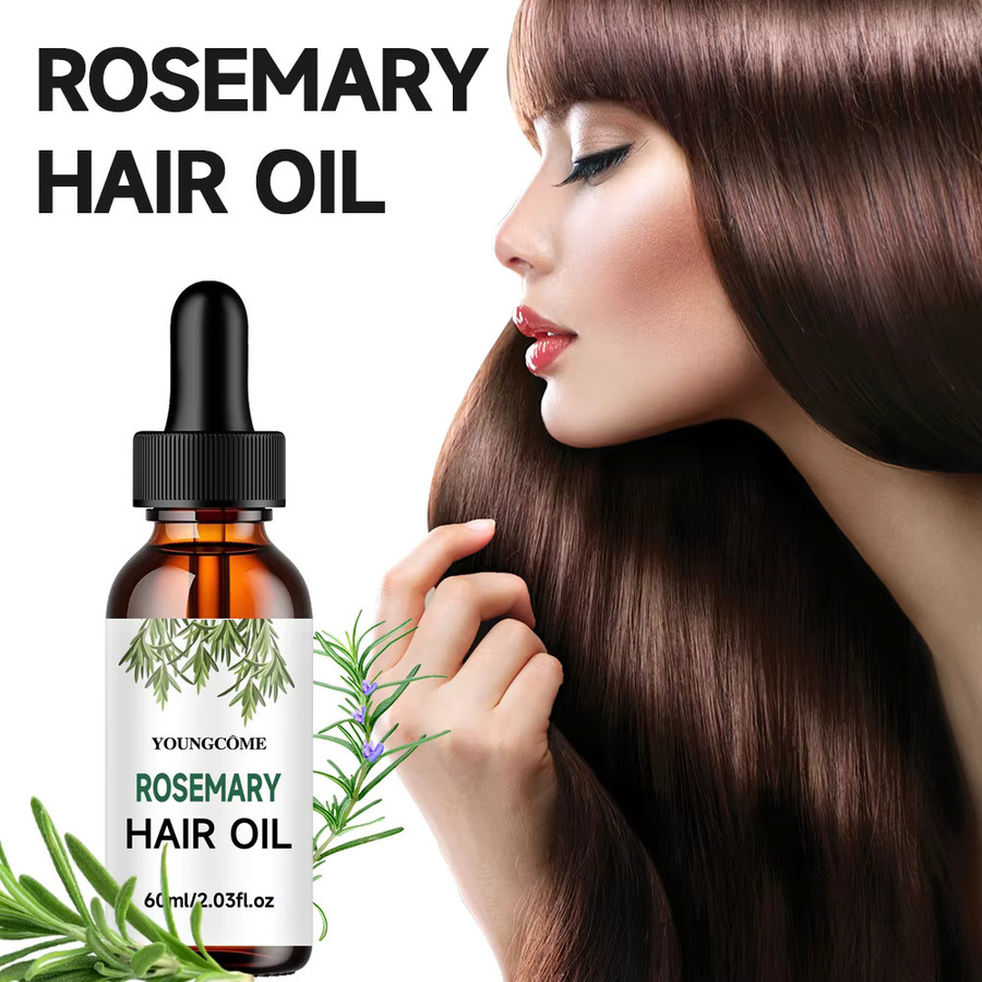YOUNGCOME Haaröl mit Rosmarin und Lavendelöl, Unisex, für strapaziertes Haar - Bild 2