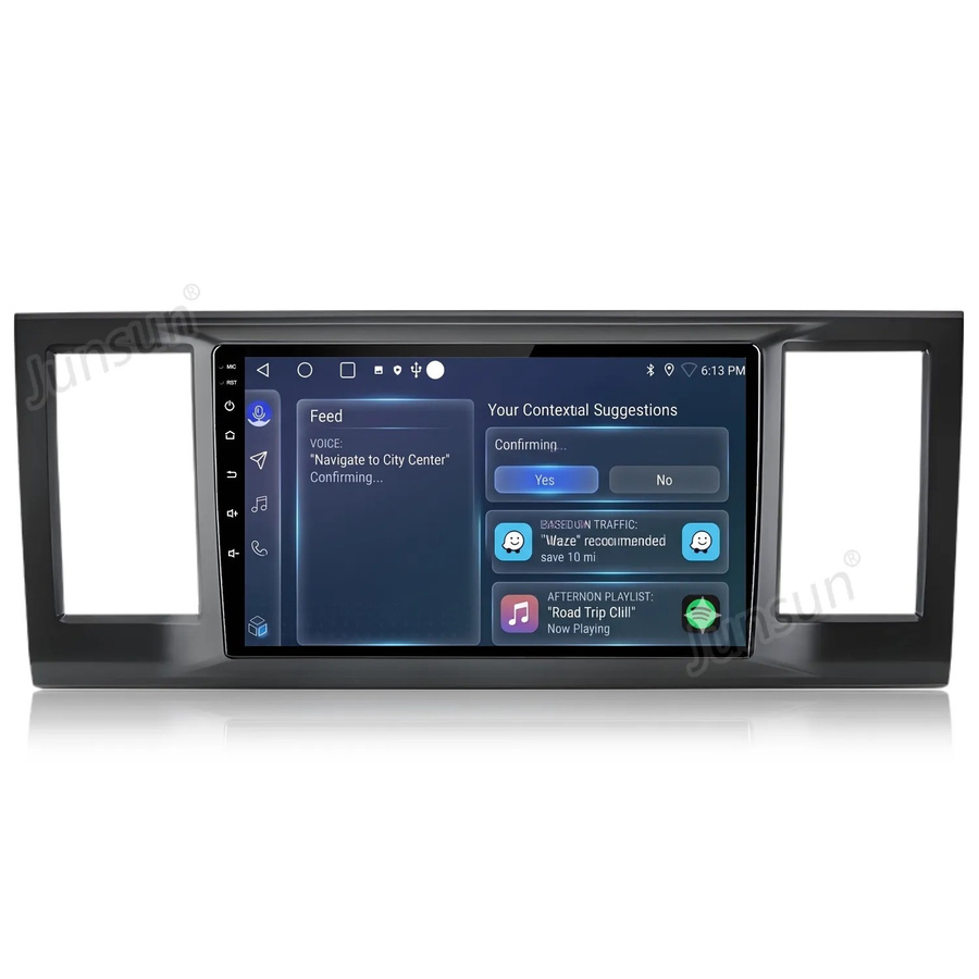 Junsun Autoradio für VW Caravelle 2015 bis 2020 mit GPS, Bluetooth und Wi-Fi in Schwarz - Bild 2