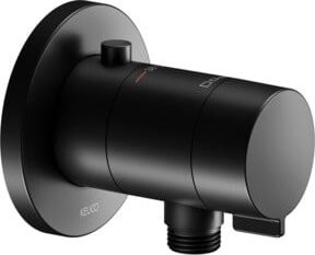 Keuco IXMO SOLO Fertigmontageset Thermostat-Unterputz-Armatur mit Schlauchanschluss in Schwarz Matt - Bild 1