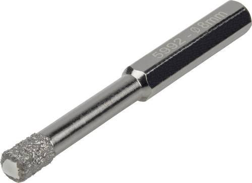 Wolfcraft Diamant-Bohrer für Mauerwerk in Silber, Durchmesser: 8 mm - Bild 1