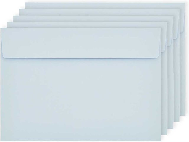 Rico Design Paper Poetry Luxury Umschläge C6 Hellblau - Bild 1