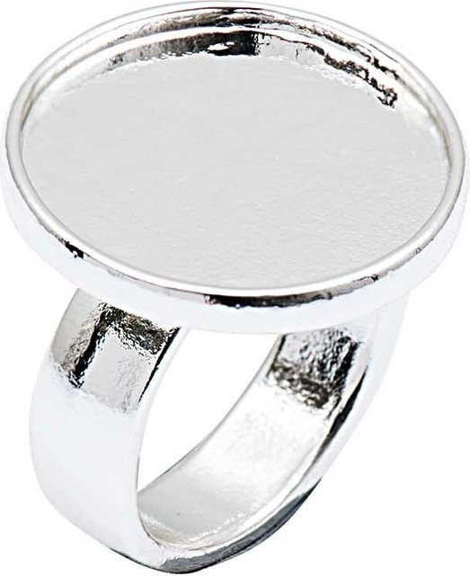 Rico Design Cabochon Ring rund, 20 mm, Größe 17 mm - Bild 1