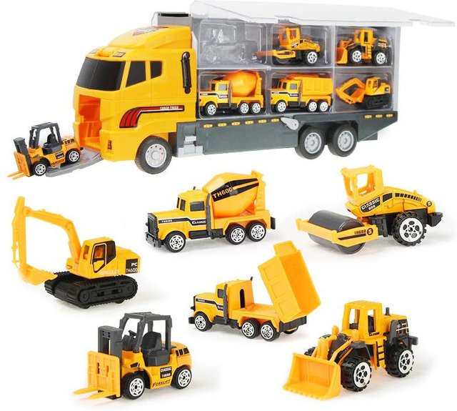 Yiran toy LKW Set Spielzeug Fahrzeuge Legierung Bunt / Mehrfarbig - Bild 1