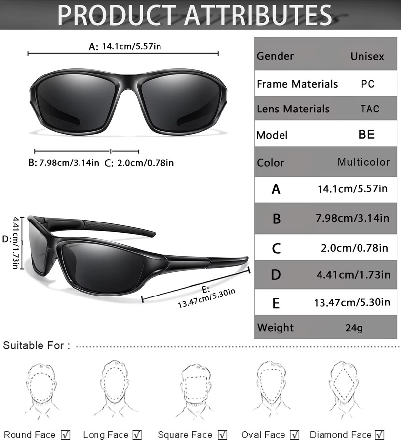 Karos Sonnenbrille, polarisiert, Vollrand, Kunststoff, Unisex - Bild 3