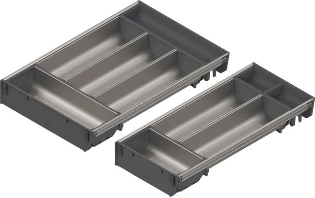 Blum Besteckeinsatz Ambia-Line Schalen-Set Grau für Korpusbreite 700-799 mm und Nennlänge 450 mm - Bild 1