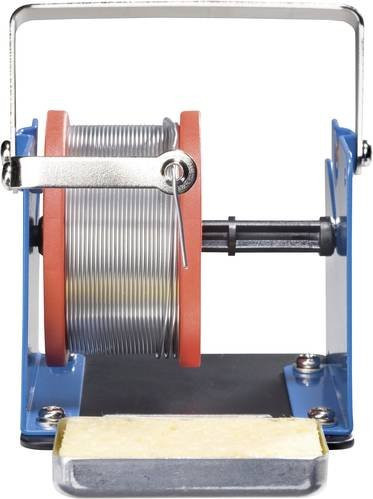 TOOLCRAFT KP-282 Lötdraht-Abroller aus Metall, Blau, B/T/H: 7,7 x 8,5 x 6,9 cm - Bild 1