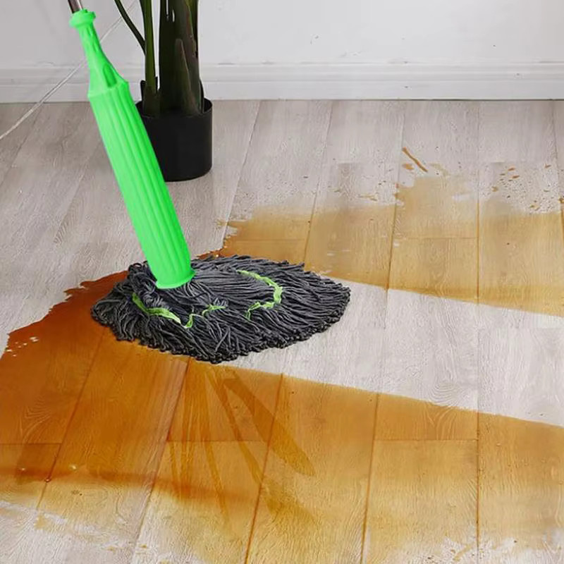 Untior Twist Mops aus Mikrofaser für die Bodenreinigung in Grün mit langem Stiel - Bild 2