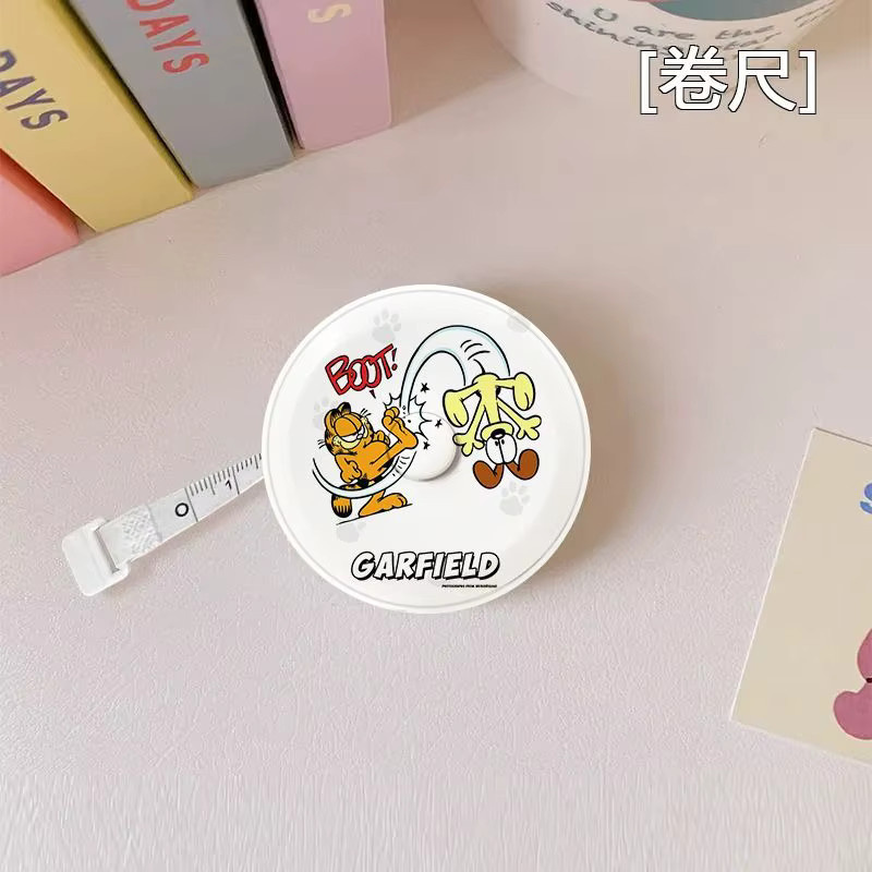Garfield Cartoon Mini Maßband 2m Tragbares Weichbandmaß für Kleidung und Körpermaße - Bild 2