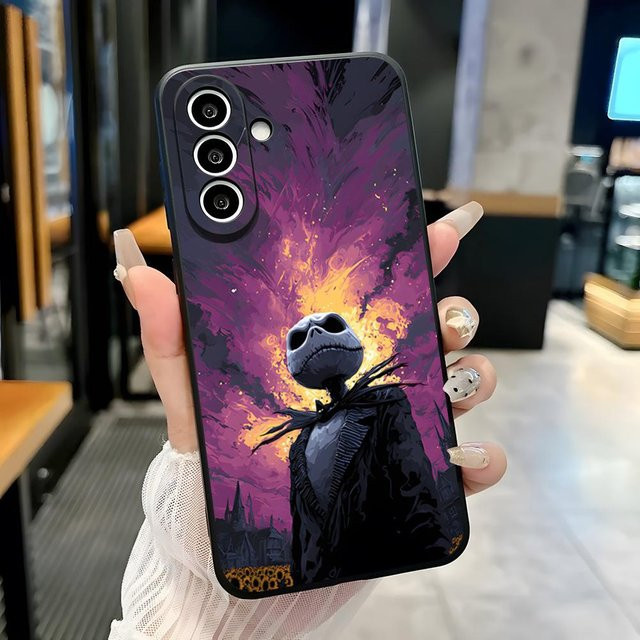 The Nightmare Before Christmas Handyhülle für Samsung Galaxy A-Serie, stoßfest und weich, Multicolor - Bild 1