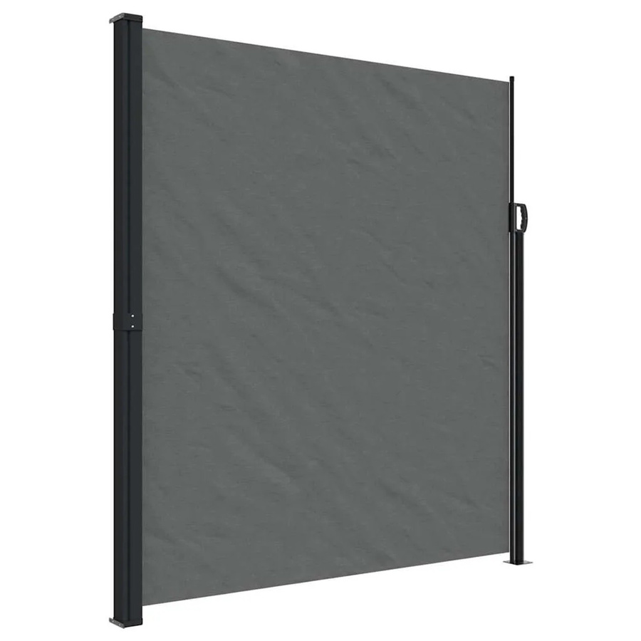 Furnicato Seitenmarkise ausziehbar Anthrazit B: 500 cm, H: 220 cm - Bild 2