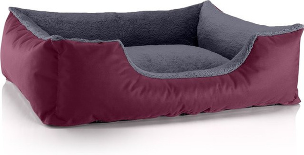 BedDog TEDDY Hundebett Sofa mit waschbarem Bezug und Rand