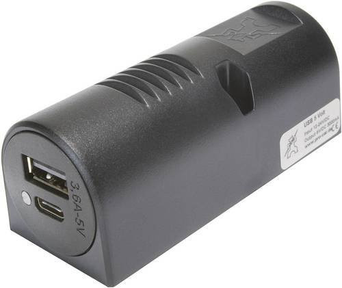 ProCar Aufbau-Power Doppelsteckdose mit USB-C und USB-A in Schwarz für 12 oder 24 V/DC - Bild 1