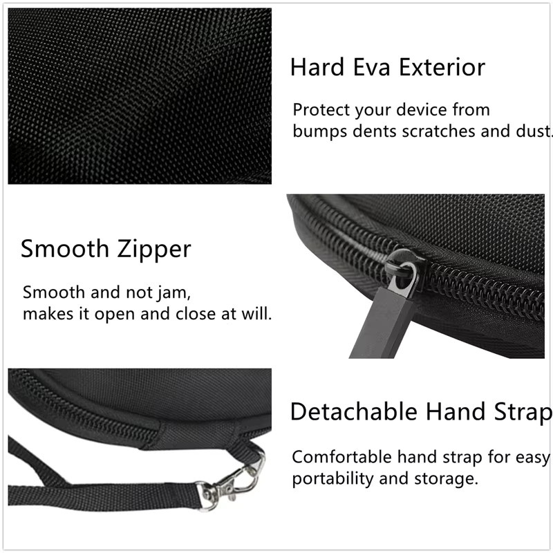 Stoßfeste EVA Hard Case Reise-Tragetasche für Logitech MX Master 3S Zubehör in Schwarz - Bild 3