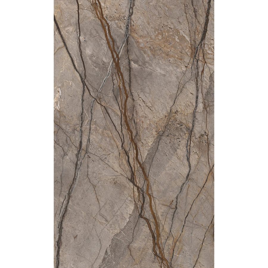Schulte Duschrückwand DecoDesign Hochglanz Marmor-Kastanie in Braun B: 255 cm, H: 150 cm - Bild 2