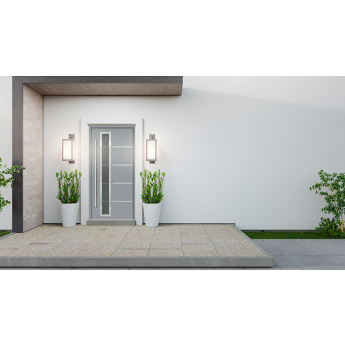 Splendoor Haustür SPLIT Prime aus Aluminium in Verkehrs Grau mit Glaseinsatz, B/T/H: 100 x 7 x 210 cm - Bild 2