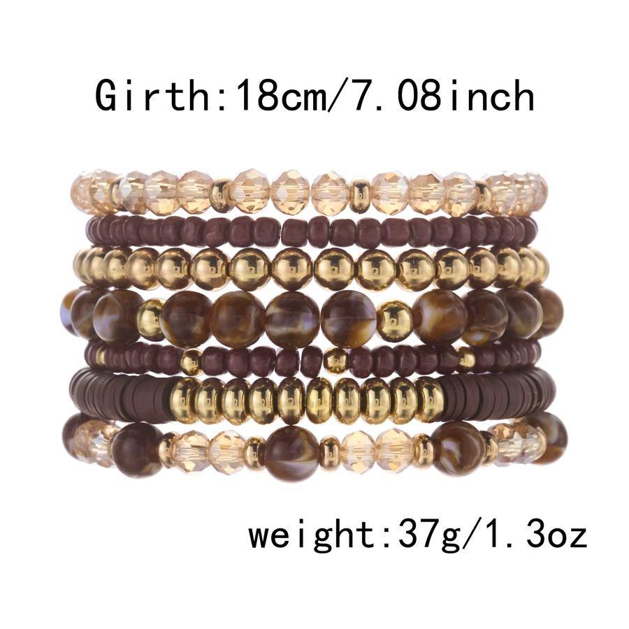 Rinhoo jewelry Armband-Set, Kristall, Perle, Bunt, Damen, Vintage - Bild 3