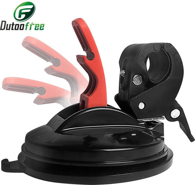 Dutoofree Mini Teleskop Saugnapf Halter mit starkem Vakuum für mechanische Basen und Reciprocating Motion Motoren in Rot und Schwarz - Bild 1