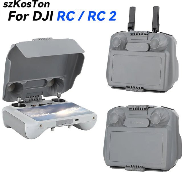 DJI Screen Protector Shell Sonnenschirm Schutzhülle für DJI RC/RC2 Fernbedienung in Grau - Bild 1
