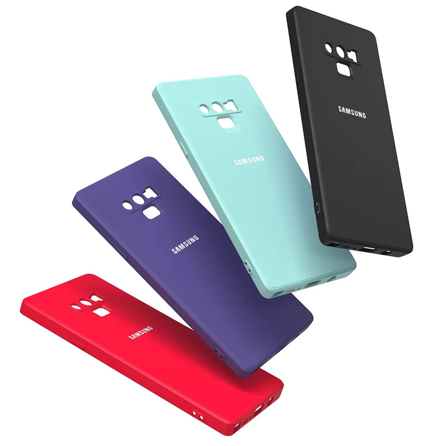 Samsung Galaxy Note 9 Silikon Hülle in Blau mit weichem TPU-Schutz - Bild 2