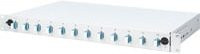 Digitus LWL-Patchpanel 12 Port LC bestückt, 1 HE, grau und weiß - Bild 1