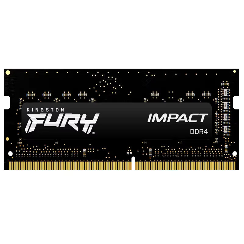 Kingston HyperX Fury DDR4 SODIMM Laptop-Arbeitsspeicher PC4-21300/PC4-25600 in Schwarz - Bild 2