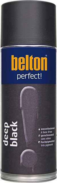 belton Buntlack Perfect Deep Black Seidenmatt, wasserbasiert, 400 ml - Bild 1