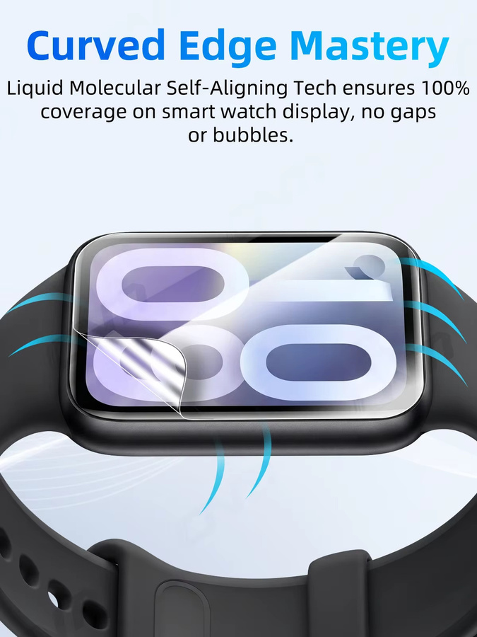 Xiaomi Displayschutz Hydrogel-Folien, Silikon, transparent - Bild 4