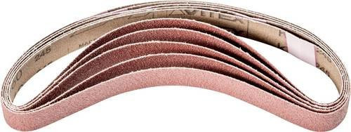 PFERD Korund Schleifband für Bandschleifer, Körnung 60, braun, 10 Stück, B: 20 mm, L: 480 mm - Bild 1