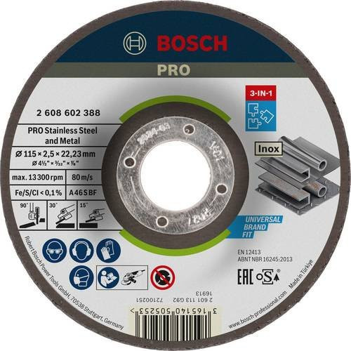 Bosch Trennscheibe gekröpft für Metall Durchmesser: 115 mm - Bild 1