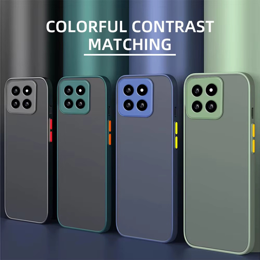 Stoßfeste Rüstung Schutzhülle für Xiaomi 14T 13T 12T 11T Pro Lite in Rot mit matter Abdeckung - Bild 6