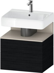 Duravit Waschtischunterschrank Qatego mit Nischenbereich, B/T/H: 59 x 47 x 59 cm - Bild 1