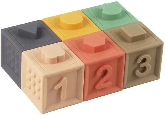 CONUSEA Montessori 3D-Baustein Lernspielzeug, Silikon, ab 0 Jahre - Bild 1