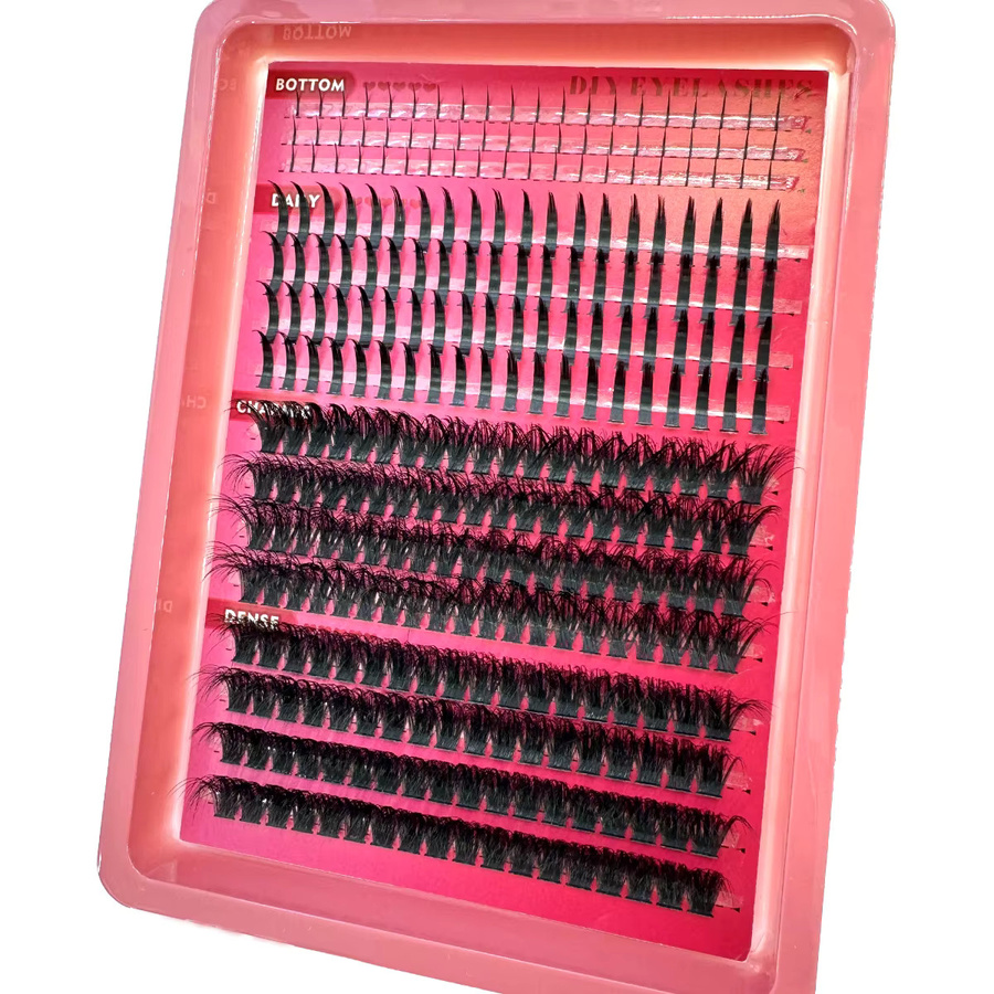 Manga Lashes Spikes mit unteren Wimpern, Anime Lash Clusters, Einzelwimpern - Bild 2