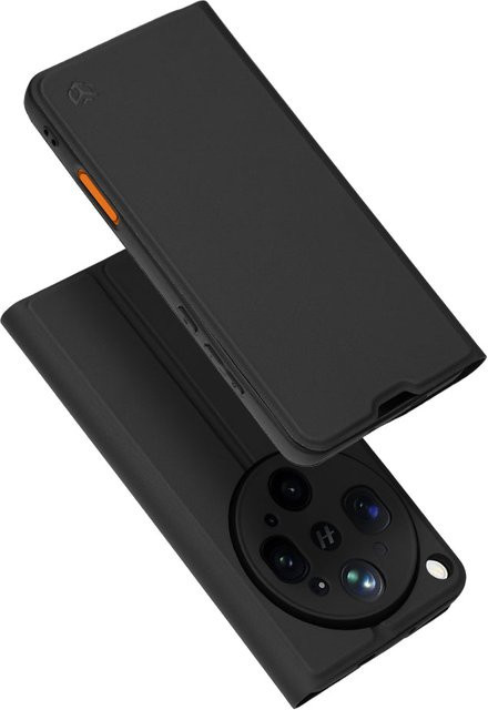 Techsuit Magskin Book Schutzhülle für Oppo Find X9 Ultra in Schwarz - Bild 1