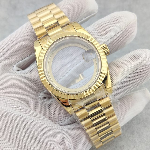 OUMASHI Uhrengehäuse, 40 mm, 36 mm, 904L-Edelstahl, Saphirglas, Herren - Bild 1