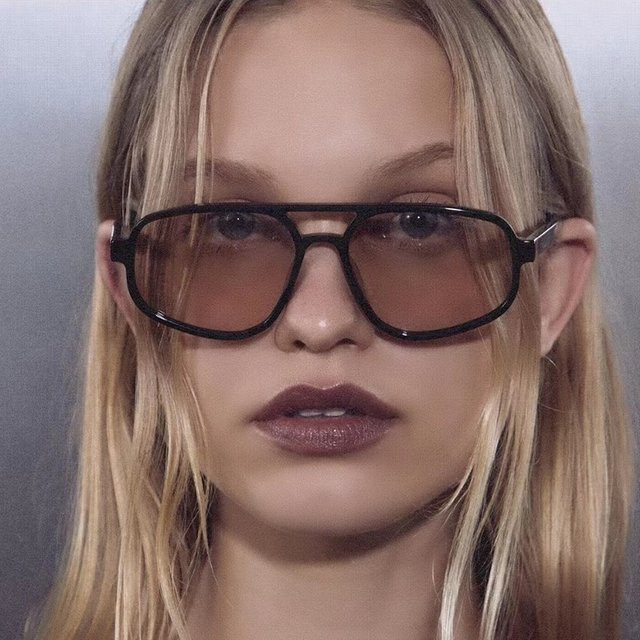 Samjune Sonnenbrille, Vollrand, Square, Kunststoff, Damen - Bild 1