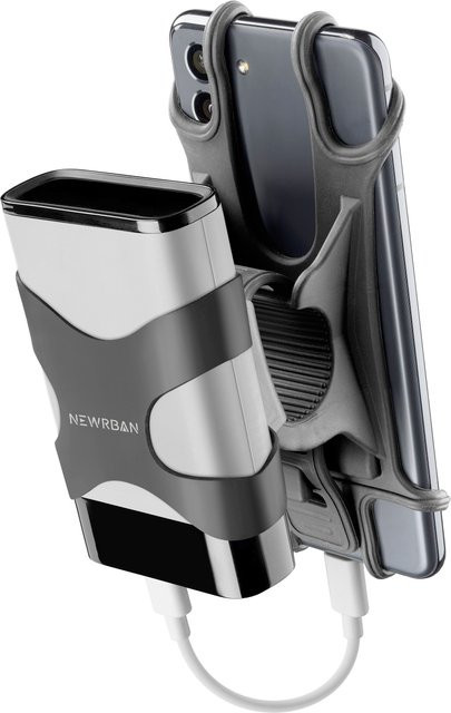 NEWRBAN Handy Lenkradhalterung mit Powerbank Case in Black (60430) - Bild 1